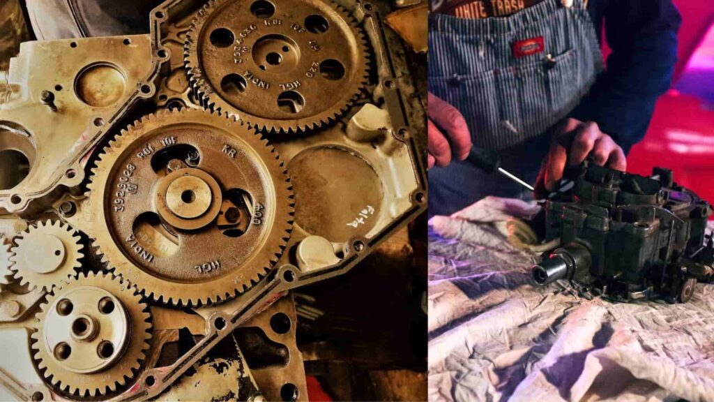 Fixing gearbox housing crack