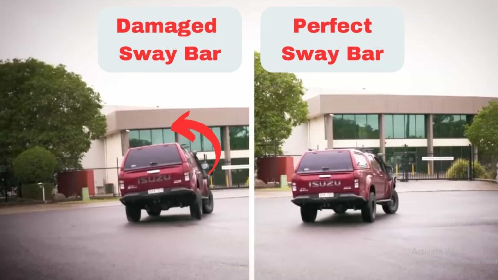 Fixing sway bar with welding