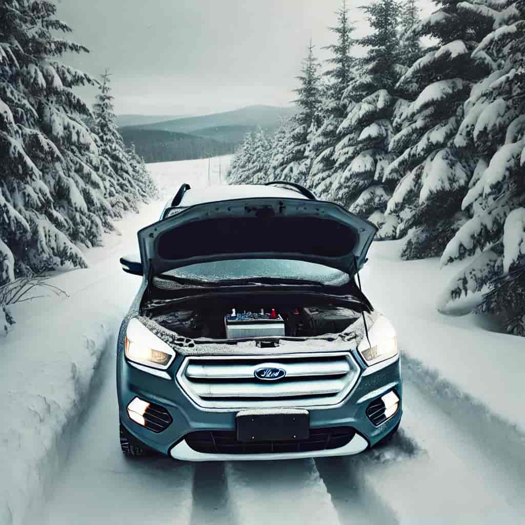 Can cold weather prevent my Ford Escape from starting?